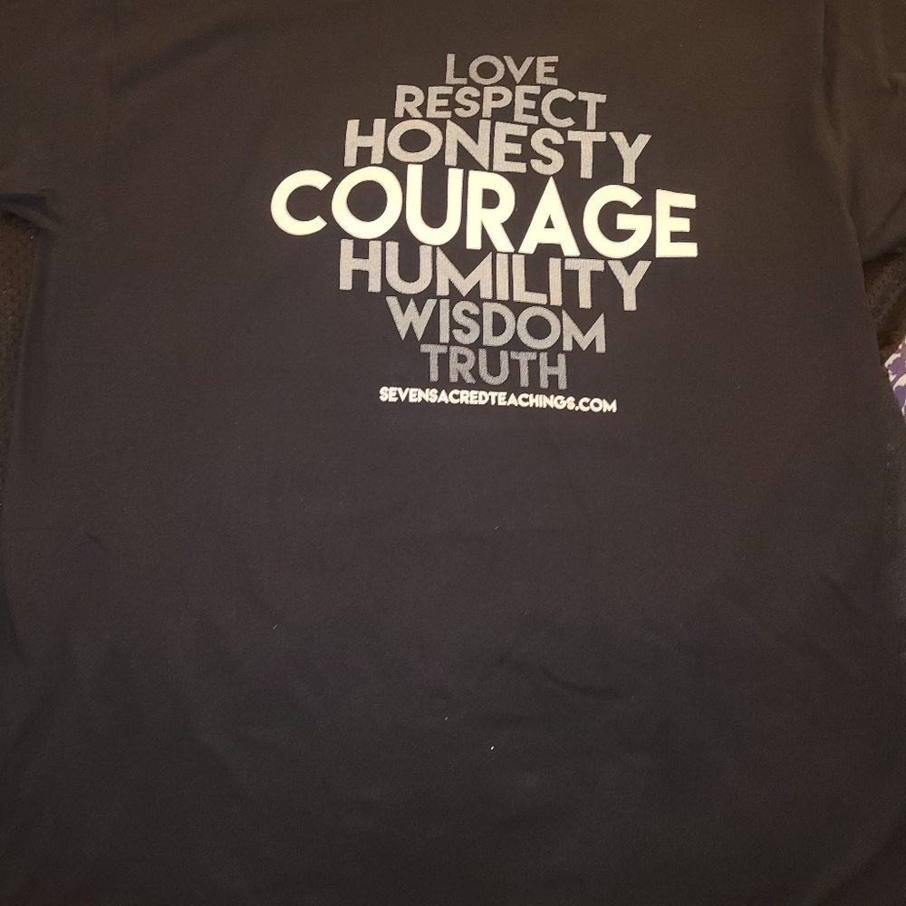 Seven sacred teachings t-shirt.